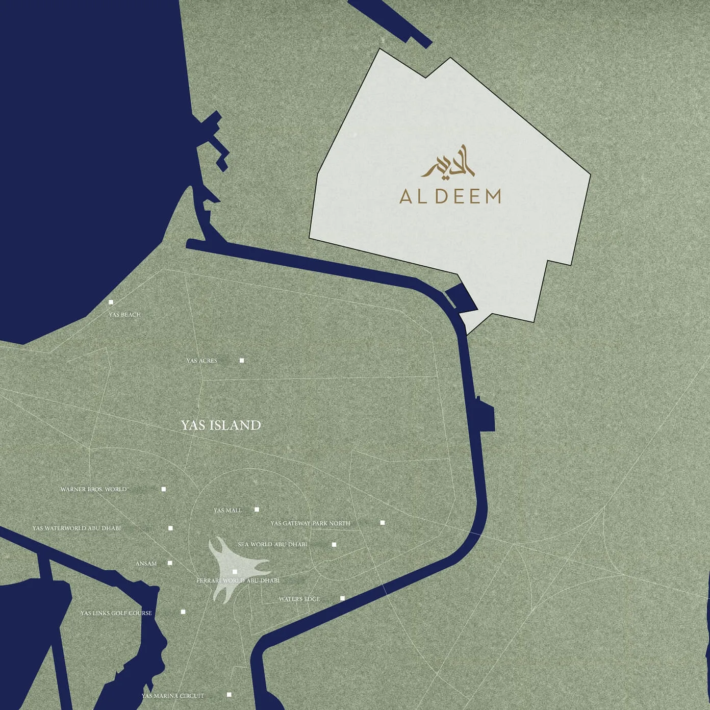 Strategic Location with Excellent Abu Dhabi Connectivity - Provident Estate