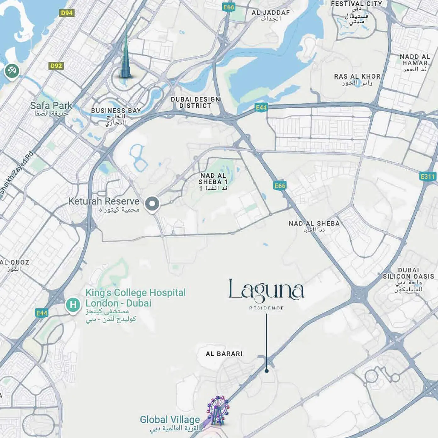 Located in the heart of City of Arabia, Dubailand - Provident Estate