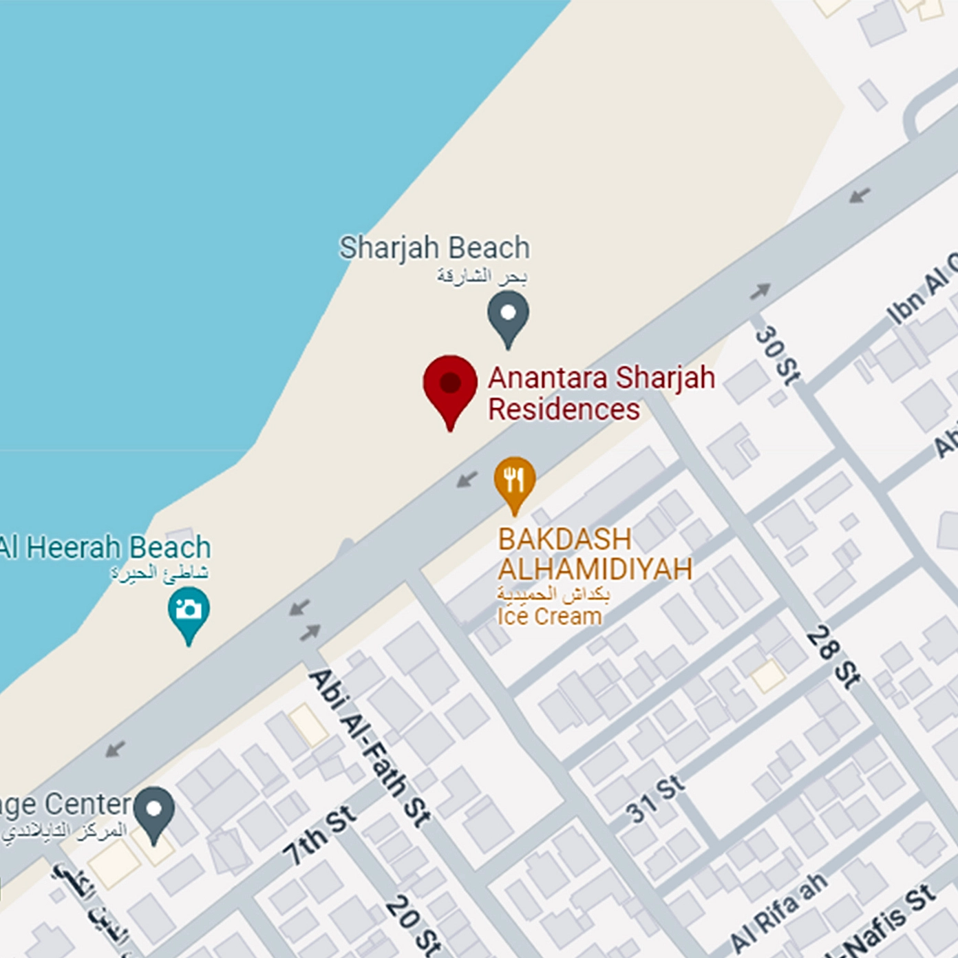 A Prime Beachfront Location with Stunning Views of the Arabian Gulf. - Provident Estate