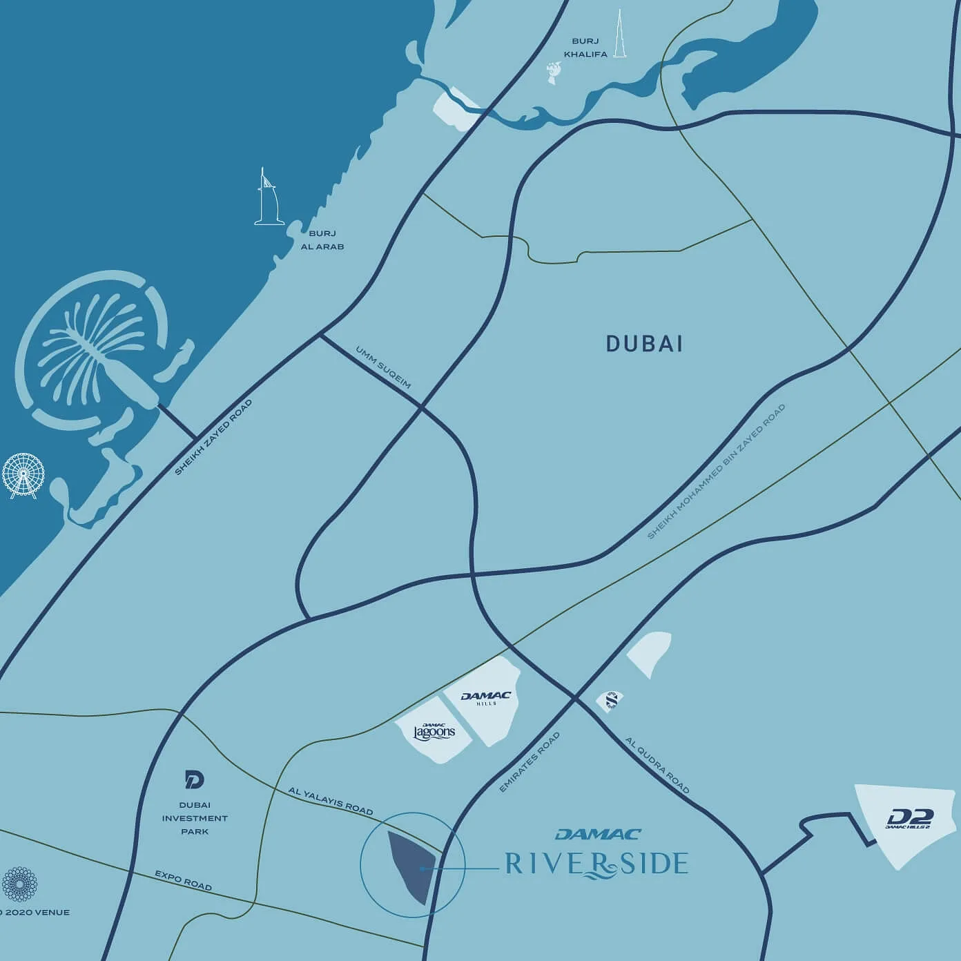 Effortless Connectivity for a Modern Lifestyle at DAMAC Riverside - Provident Estate