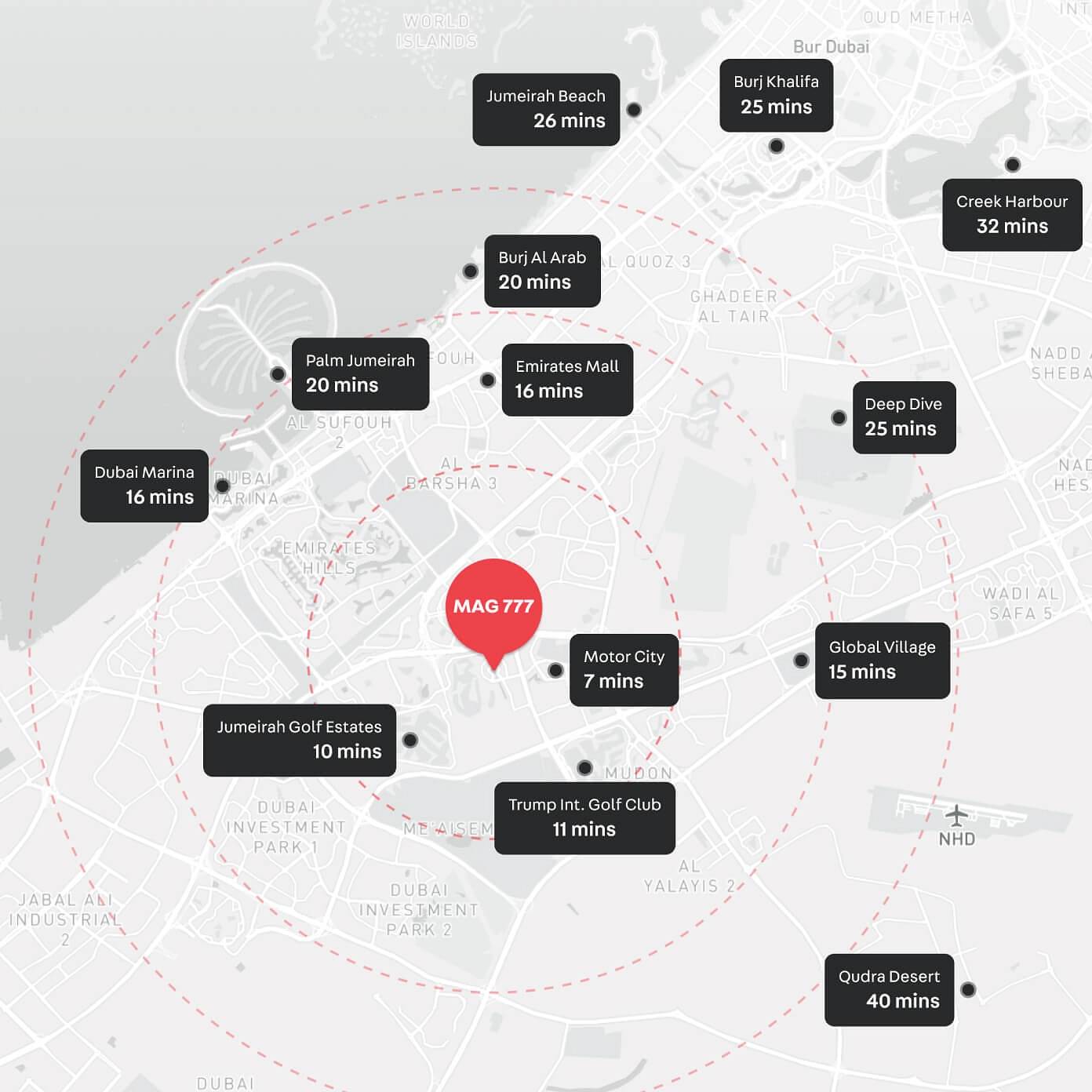 Prime Location in Dubai Sports City - Provident Estate