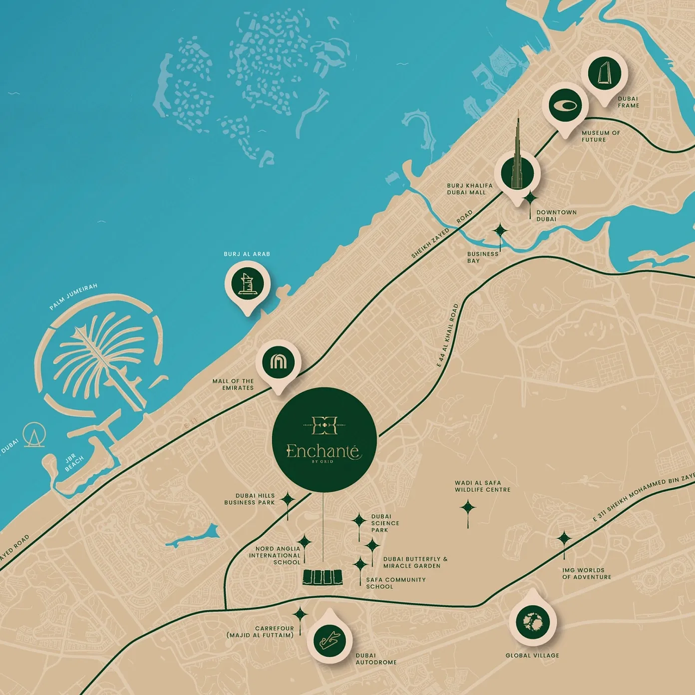 Enchante by Grid Properties in Arjan Dubai Redefines Modern Living Experience - Provident Estate