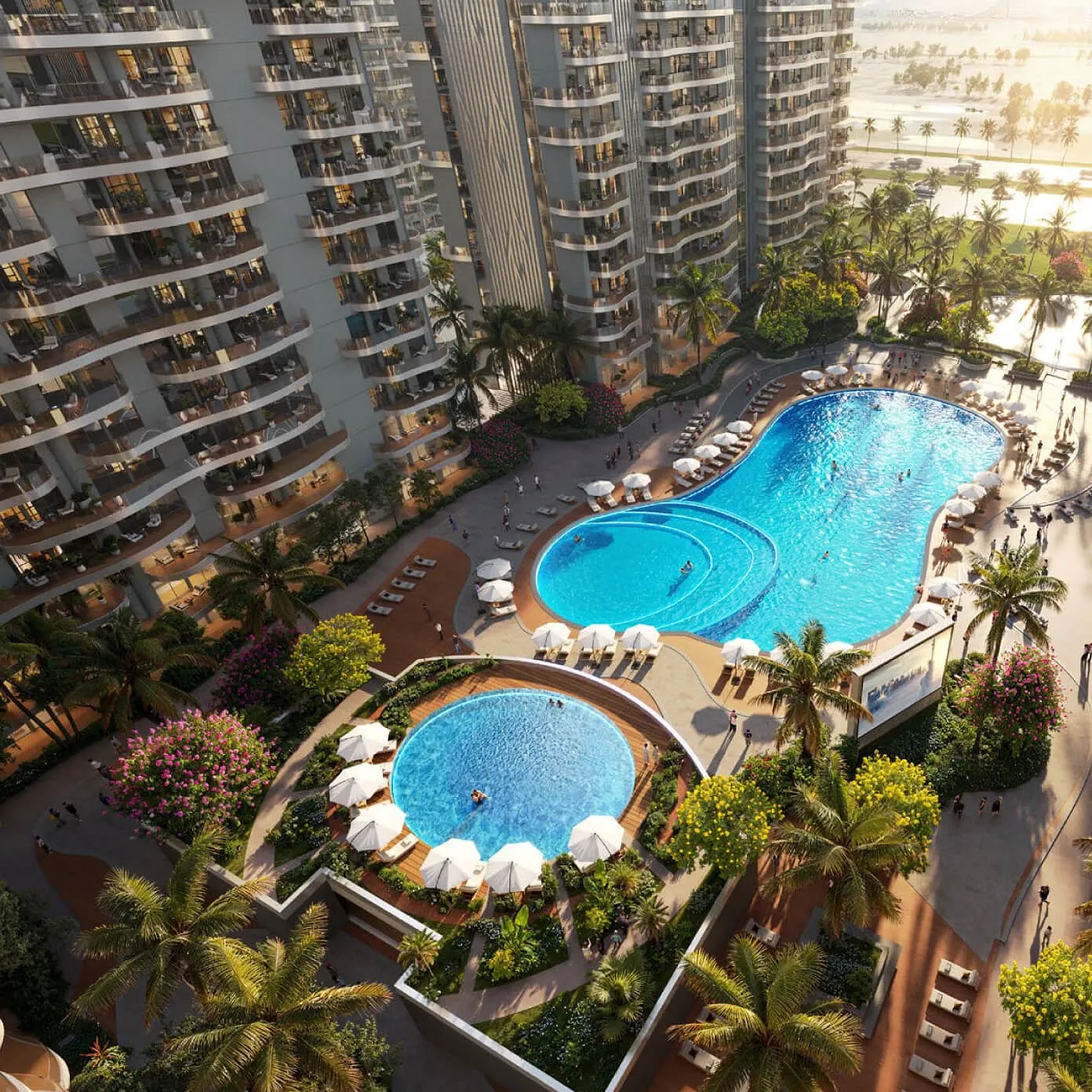 Piazza Roma DAMAC Lagoons .. Mixed-use office development in Dubai designed for productivity - Provident Estate