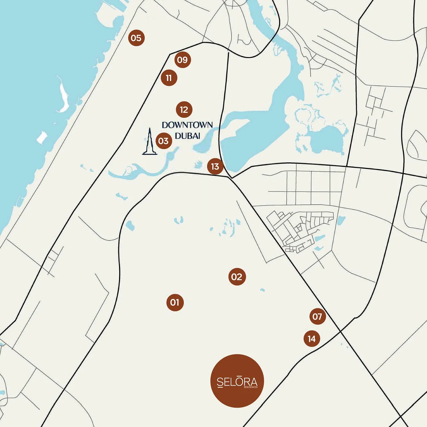 Selora Residences - Prestigious Location with Seamless Connectivity - Provident Estate