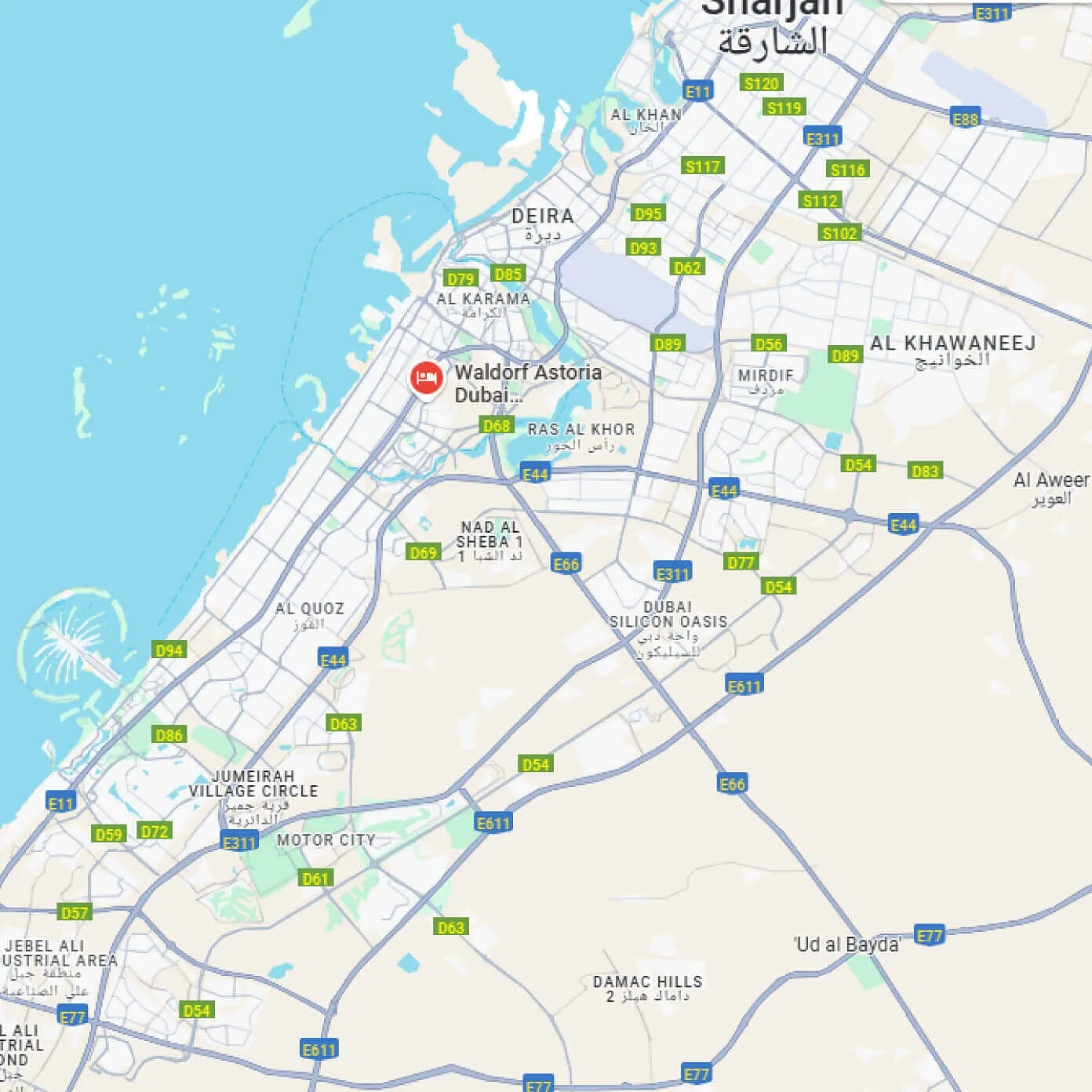 Waldorf Astoria Enjoys a Prime Location in Dubai - Provident Estate