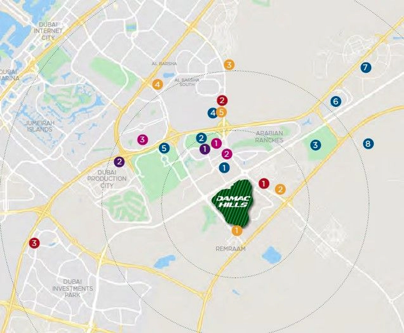 Damac Hills Close to Everything - Provident Estate