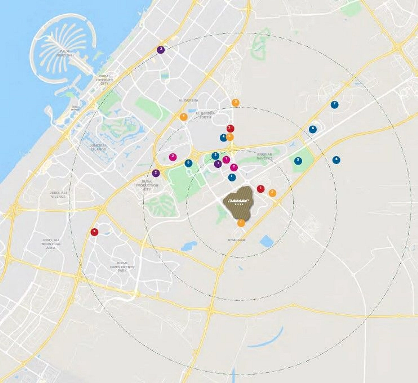 Damac Hills Close to Everything - Provident Estate