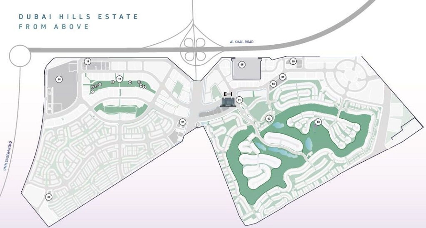Ellington House is located within Dubai Hills Estate, close to King’s College Hospital and Gems School. - Provident Estate