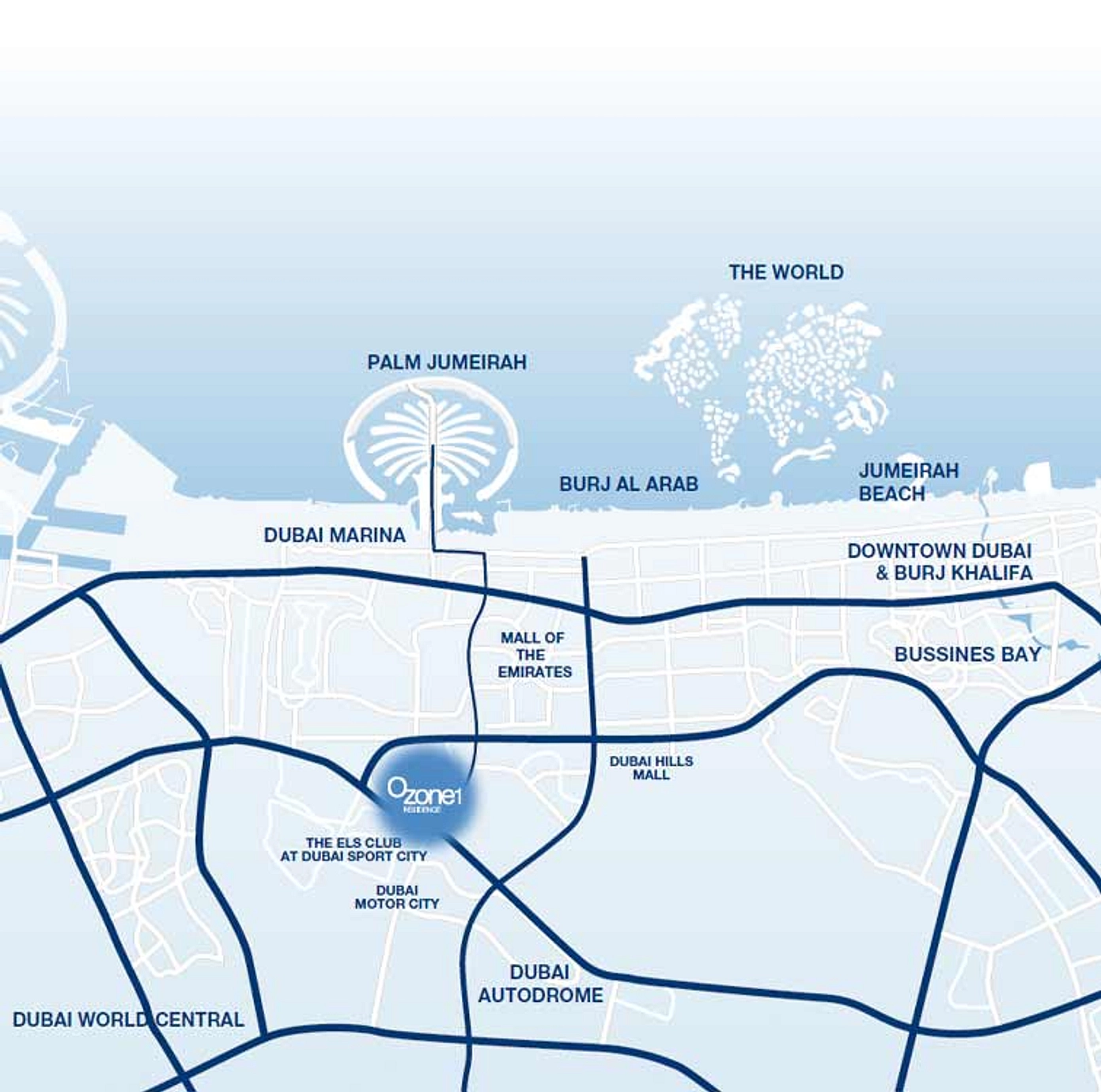 Stay connected to the city at Ozone 1 JVC - Provident Estate