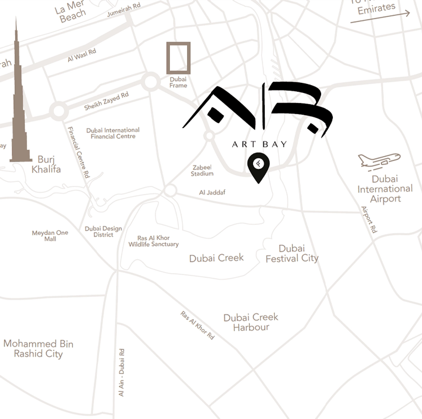 The Most Prime Location at Art Bay Al Jaddaf - Provident Estate