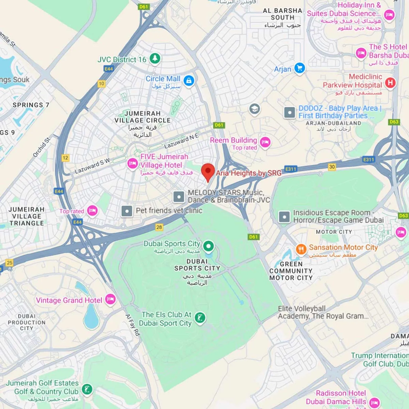 Aria Heights – At the Heart of Connectivity and Comfort in JVC - Provident Estate