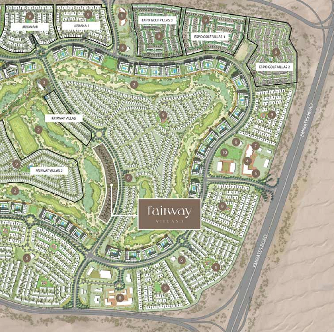 Convienient Living in Fairway Villas at Emaar South. - Provident Estate
