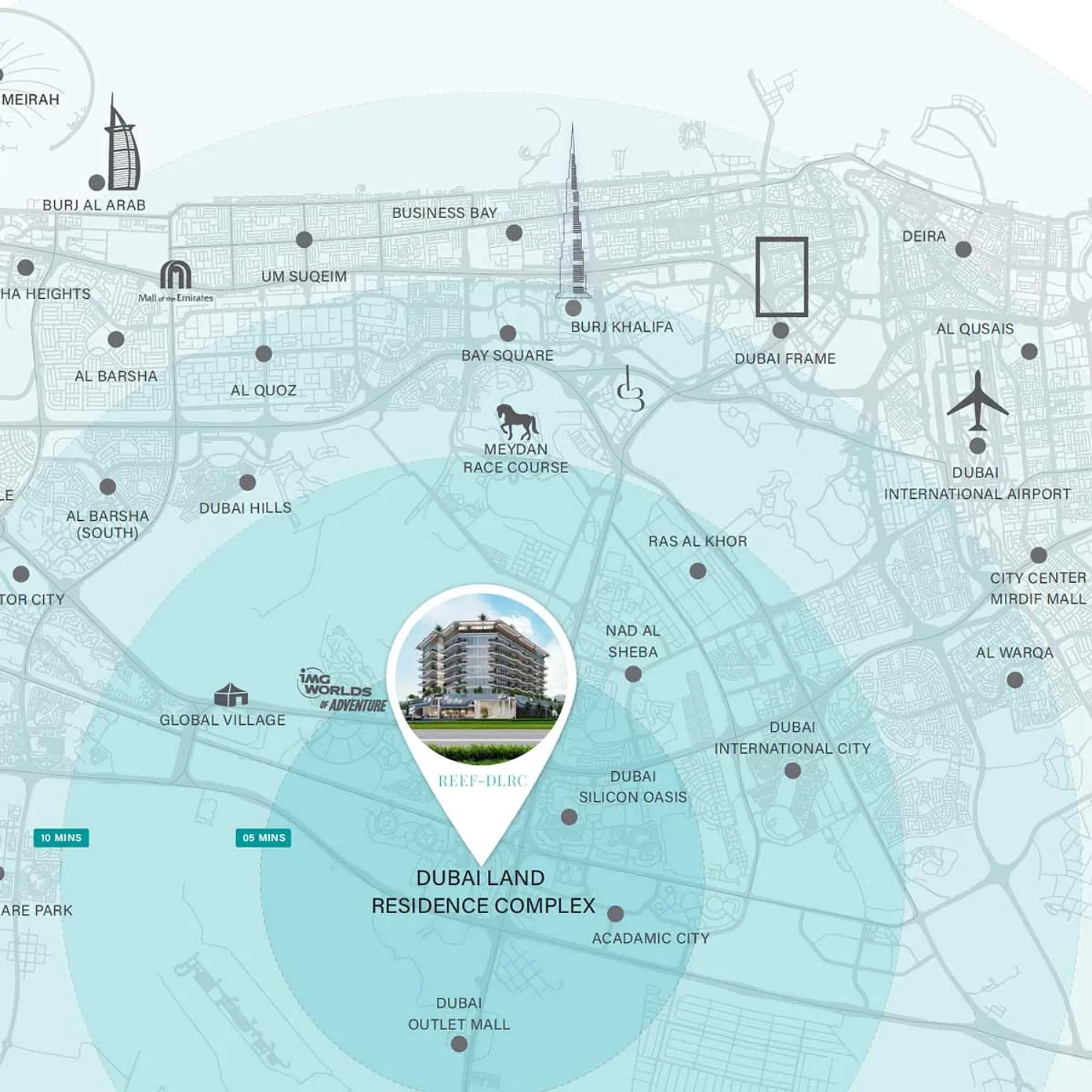 Reef 1000 at DLRC: Where Tranquility Meets Connectivity in the Heart of Dubai - Provident Estate
