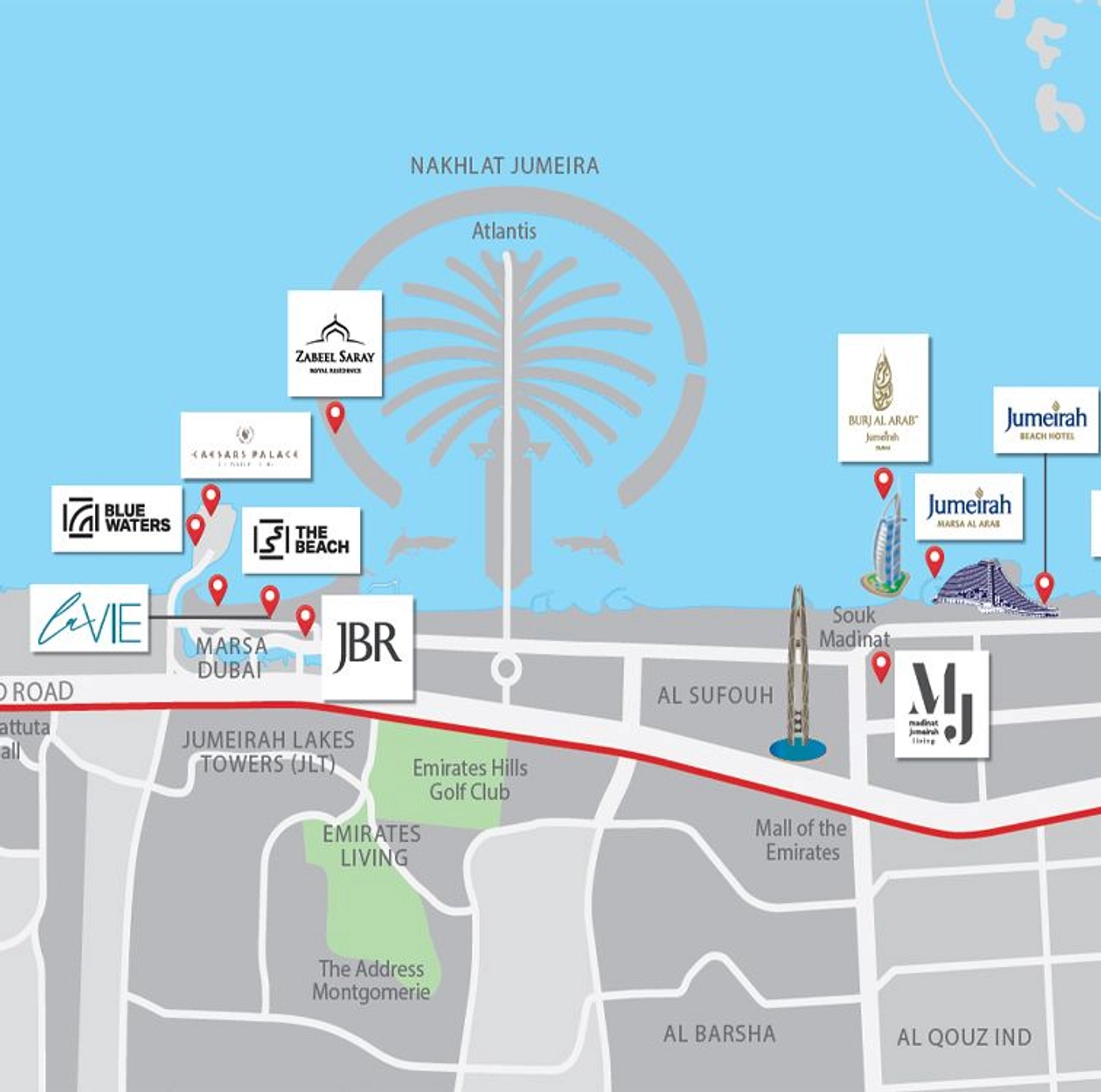 Come home to one of the most popular places in the city, Jumeirah Beach Residence.  - Provident Estate