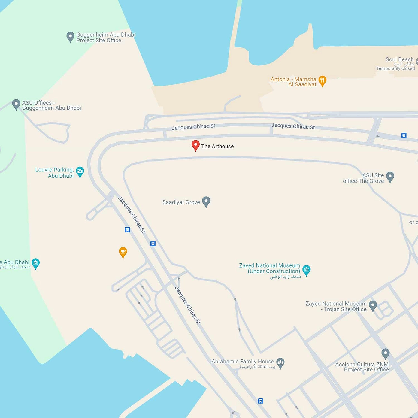 Strategically located on Saadiyat Island - Provident Estate