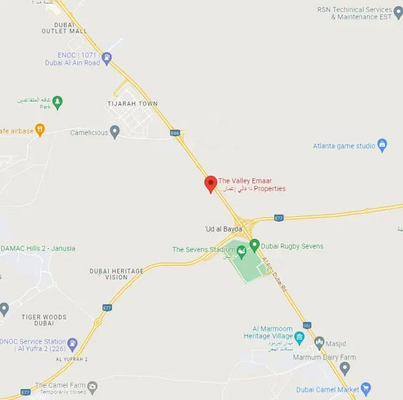 Situated Along the Dubai Al Ain Road - Provident Estate