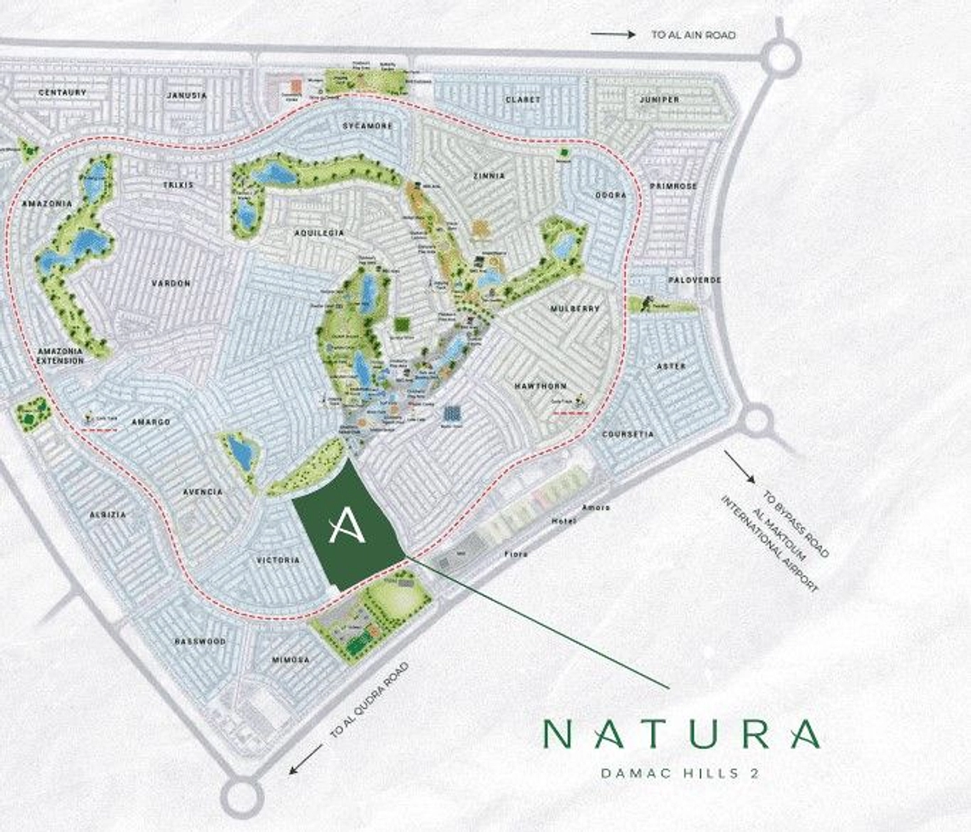 Easy Accessibility at Natura Damac Hills 2 - Provident Estate