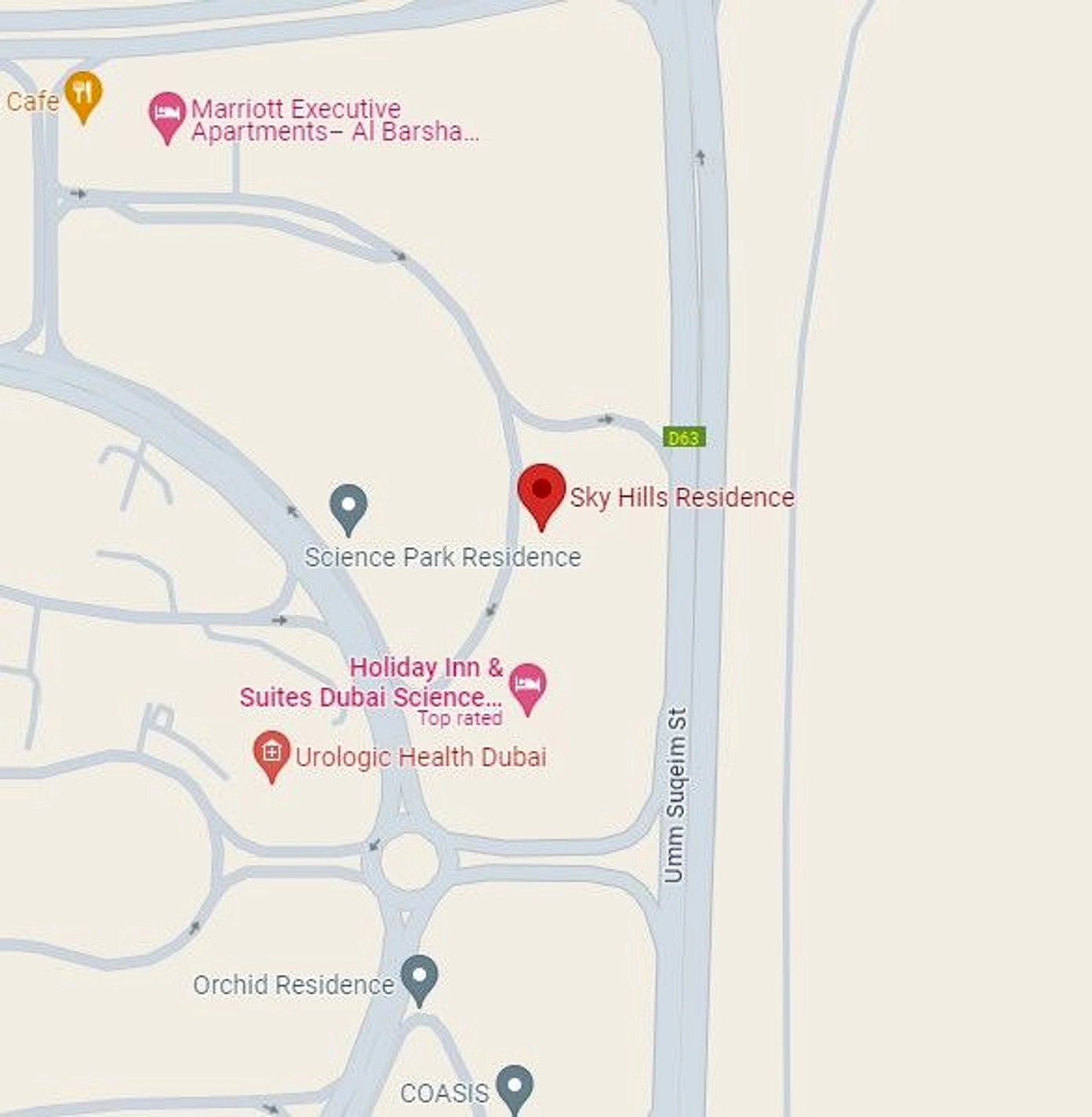 Enjoy Easy Access via Umm Suqeim Road - Provident Estate