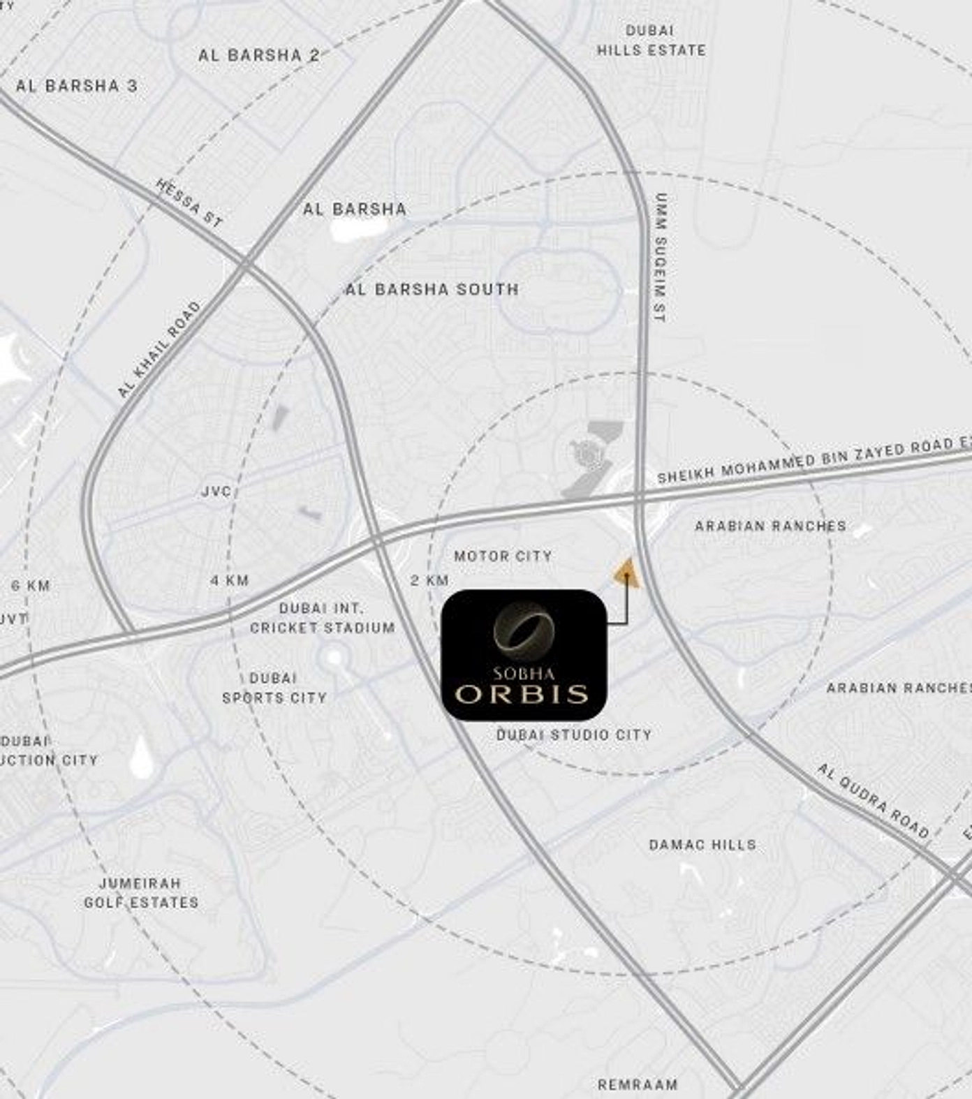 Seamless Connectivity in Sobha Orbis at Motor City - Provident Estate