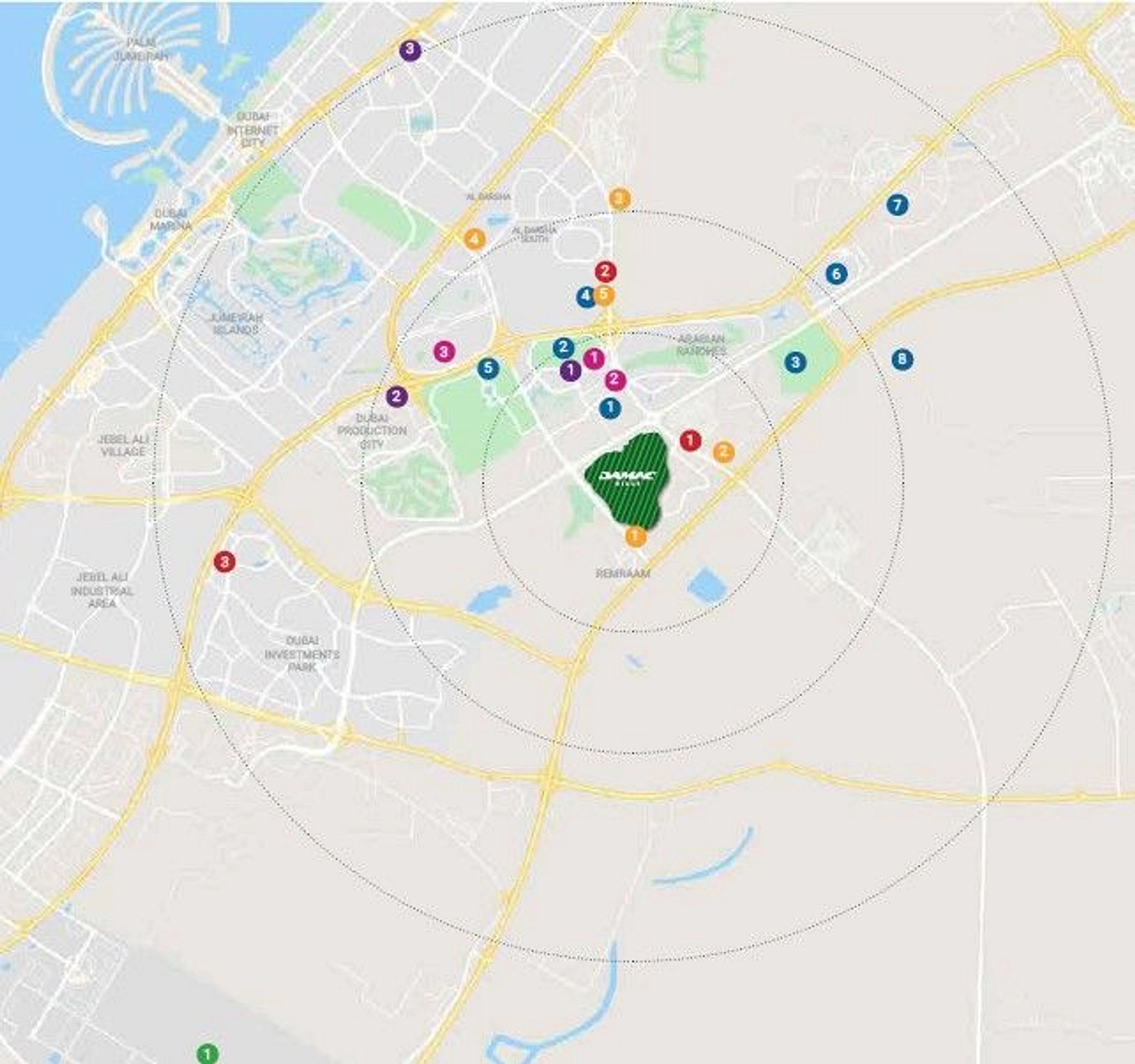 Damac Hills Close to Everything - Provident Estate