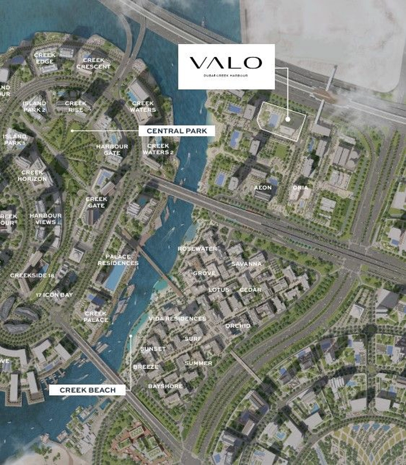 The Most Prime Location in Dubai Creek Harbour. - Provident Estate