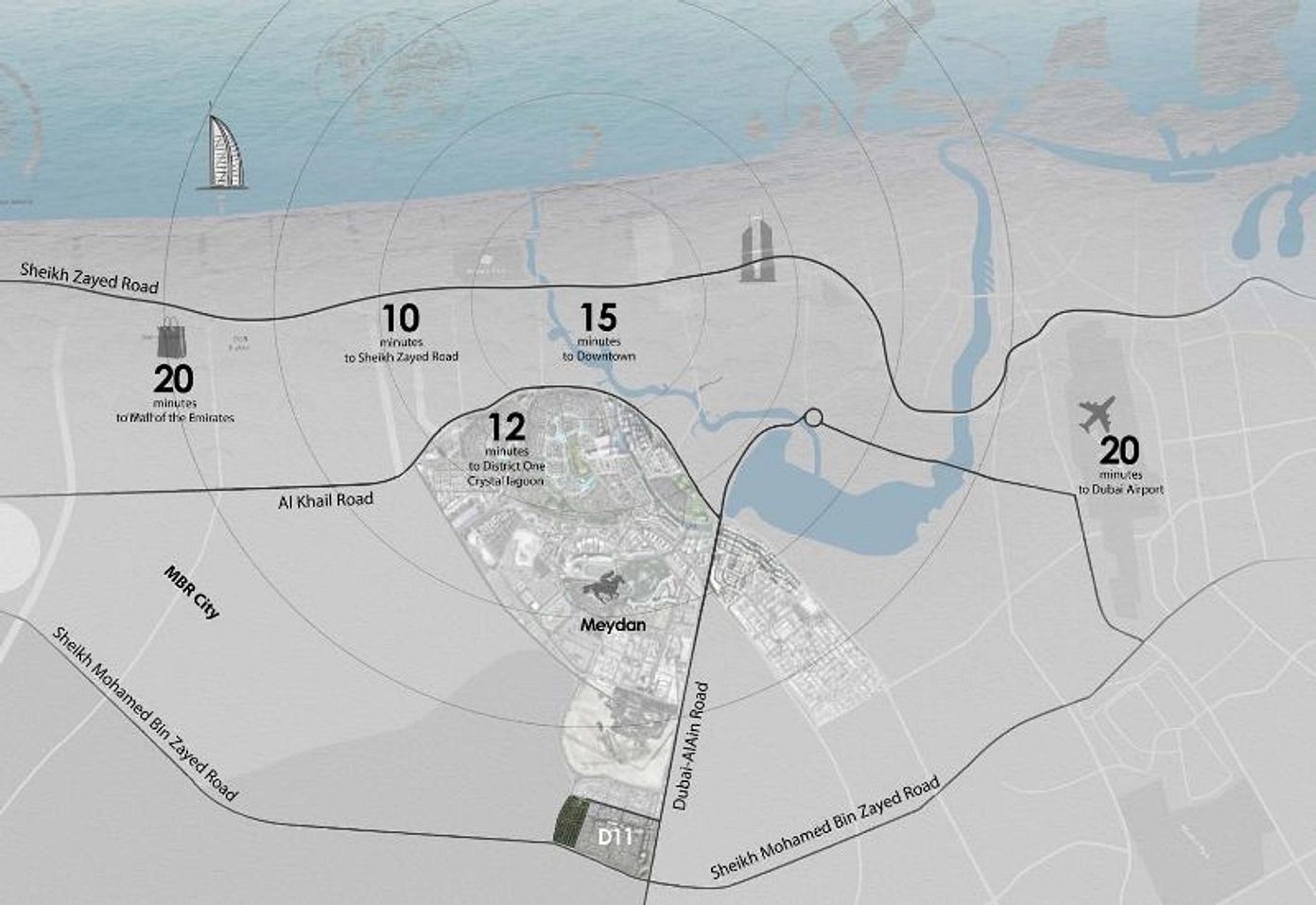 An exclusive gated community nestles in the heart of Meydan A short drive from Downtown Dubai. - Provident Estate