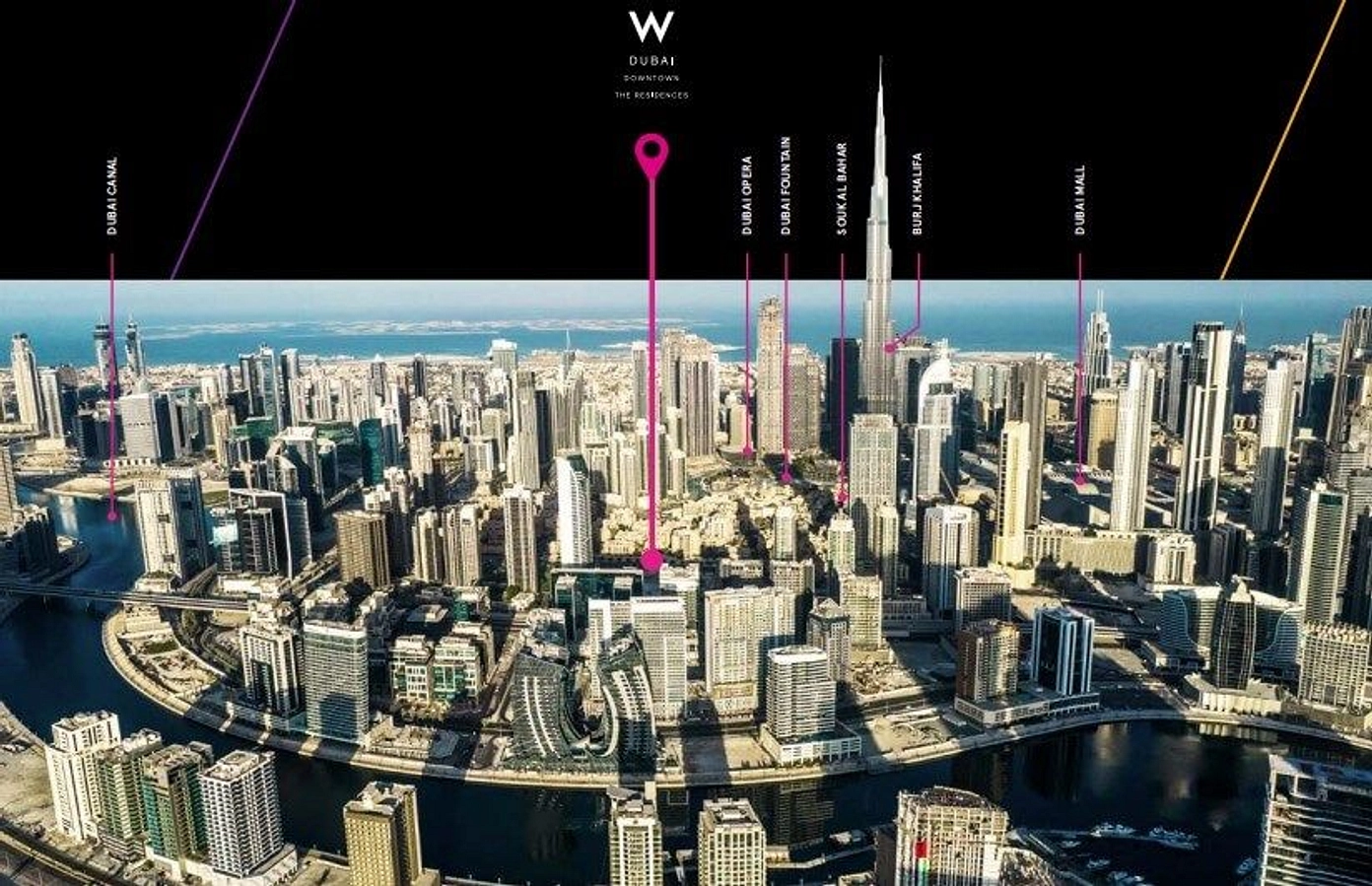 W Residences Dubai – Downtown is nestled in an ideal location of Downtown Dubai. - Provident Estate